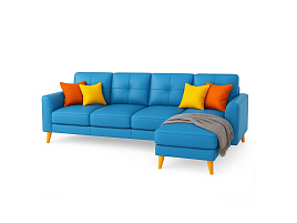 Химчистка кожаного 4-х местного углового дивана в Москве Химчистка кожаного 4-х местного углового дивана в Москве